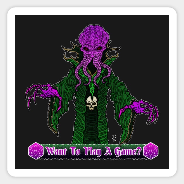 Azhmodai - Illithid Sticker by azhmodai